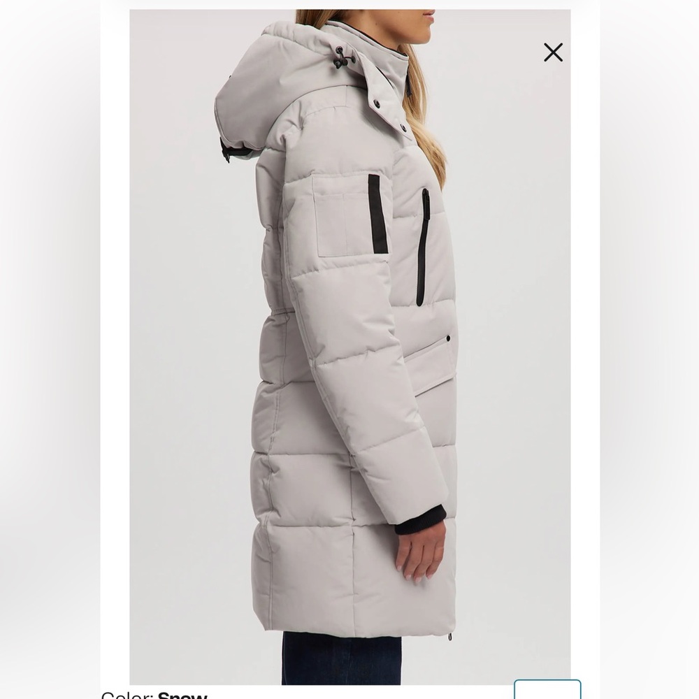 Noize Snow Puffer Jacket with Faux Fur Trim - Picture 10 of 11
